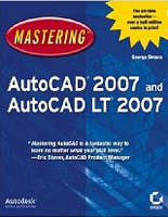 Mastering AutoCAD 2007 Book - Paperback: 1224 pages, Publisher: Sybex (August 7, 2006), Language: English, Product Dimensions: 9.1 x 7.4 x 2.3 inches.