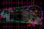 AutoCAD Drafting of Cultural Centre: second Floor Plan