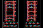 AutoCAD Drafting of Cultural Centre: Frame Reinforcement Details