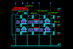 CAD Drawing of Residential Elevation