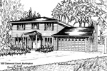 House Sketch of 305 Oakwood Court, Burlington
