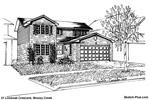 Architectural Sketch: 21 Loneoak Crescent, Stoney Creek