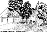 House Sketch of 1154 Westhaven Drive, Burlington