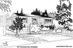 House Sketch of 3421 Rexway Drive, Burlington