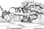 Architectural Sketch: 582 Laural Drive, BURLINGTON