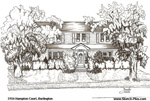 Architectural Sketch: 3154 Hampton Court, Burlington