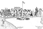 Architectural Sketch: 105 6th St. , Garden City, New York